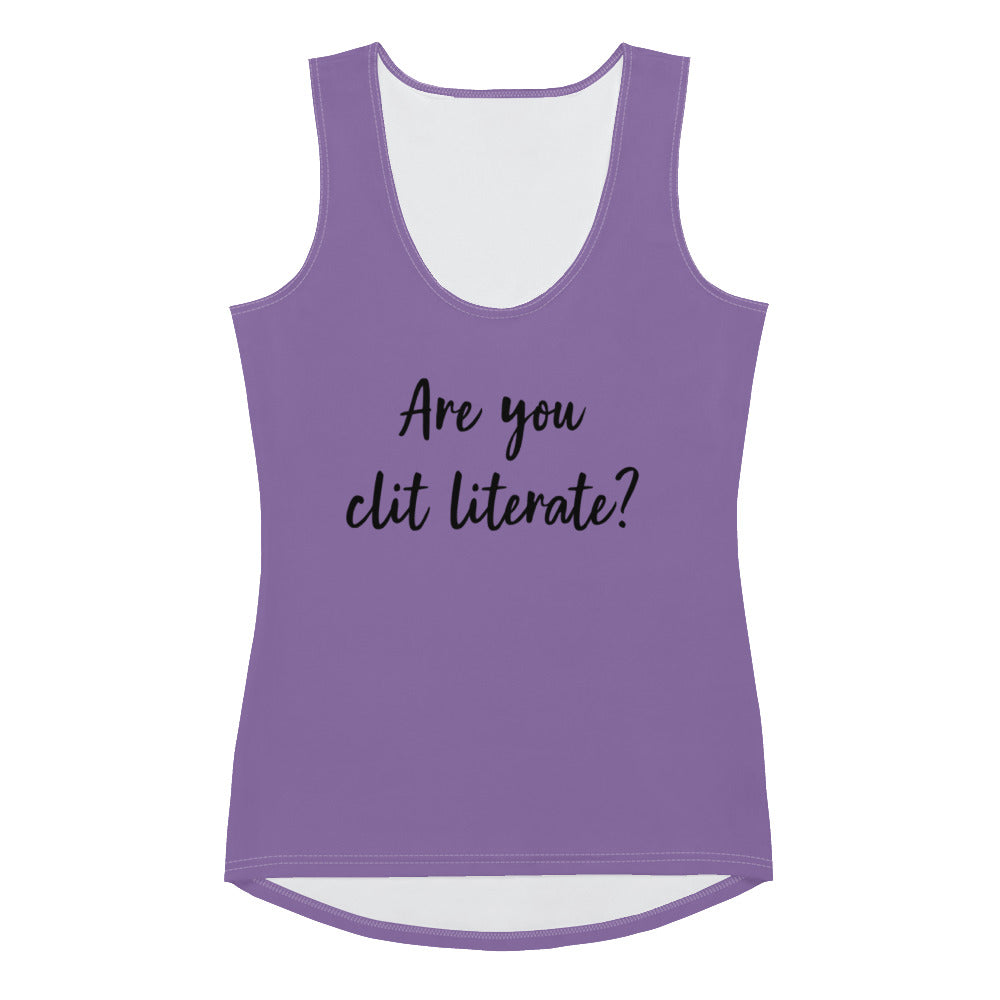 Are You Clit Literate? - Women's Athletic Tank Top