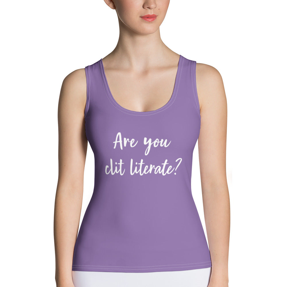 Are You Clit Literate? - Women's Athletic Tank Top