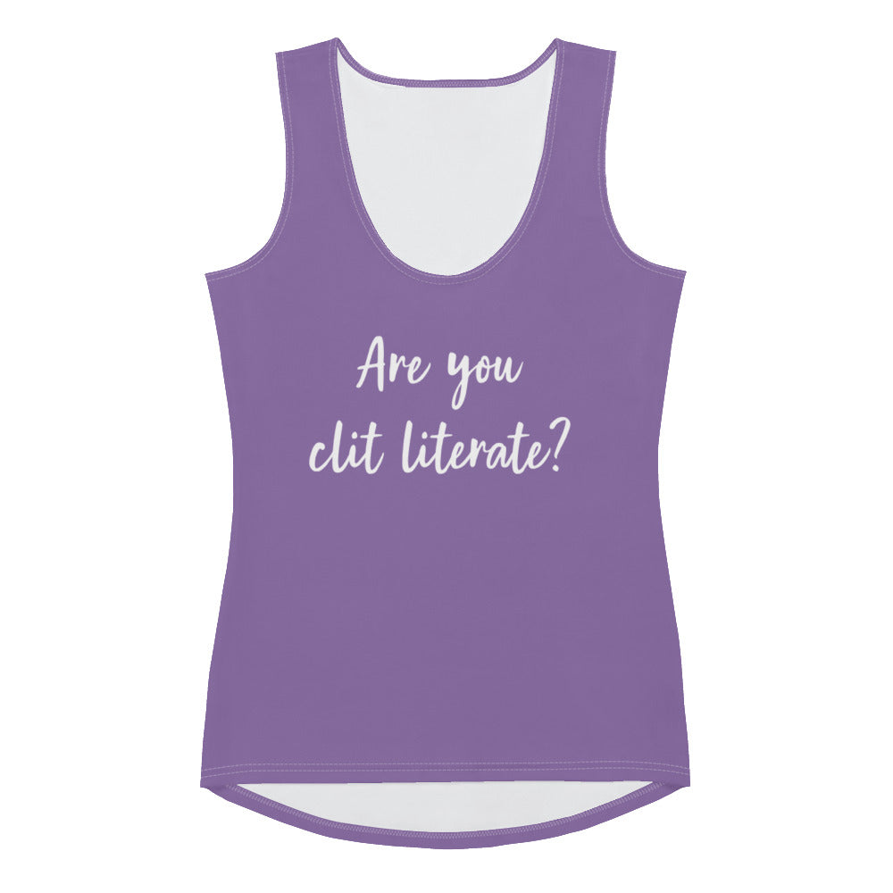 Are You Clit Literate? - Women's Athletic Tank Top