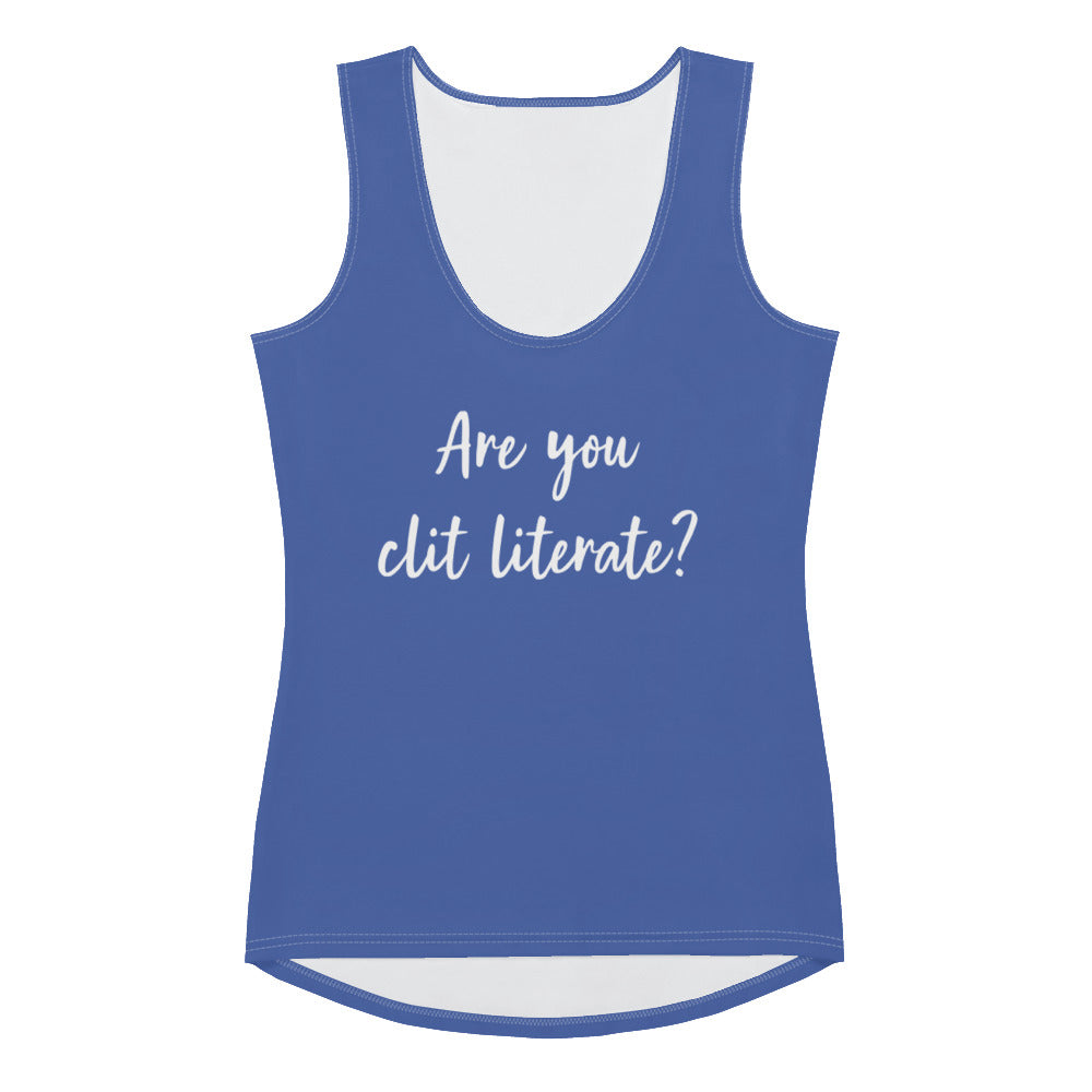 Are You Clit Literate? - Women's Athletic Tank Top