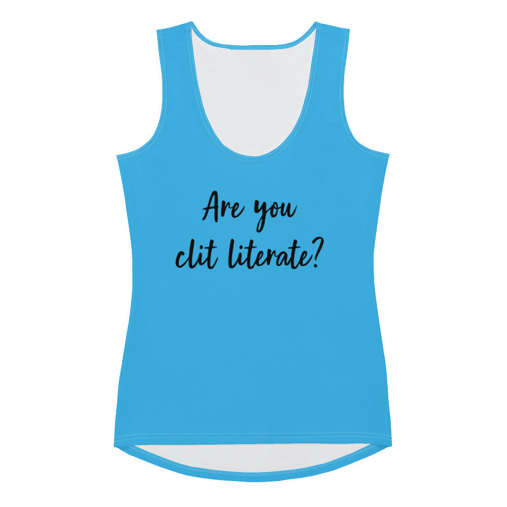 Are You Clit Literate? - Women's Athletic Tank Top