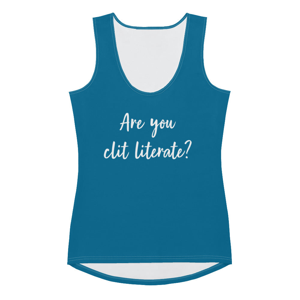 Are You Clit Literate? - Women's Athletic Tank Top