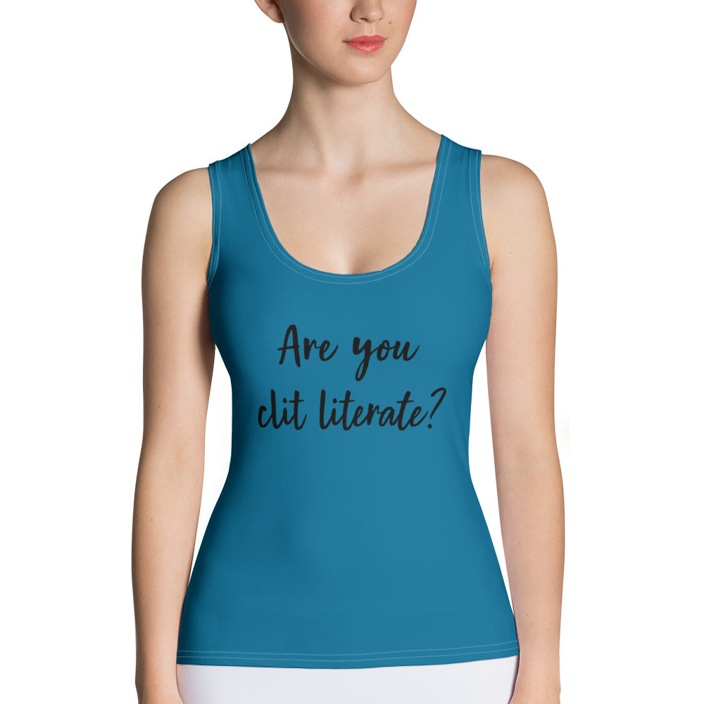 Are You Clit Literate? - Women's Athletic Tank Top