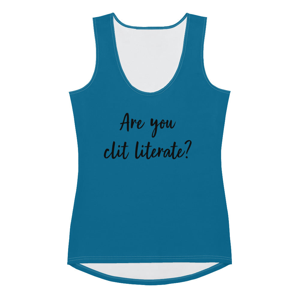 Are You Clit Literate? - Women's Athletic Tank Top