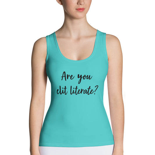 Are You Clit Literate? - Women's Athletic Tank Top