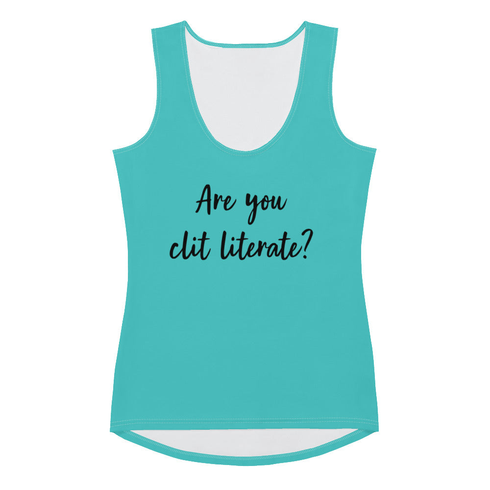 Are You Clit Literate? - Women's Athletic Tank Top