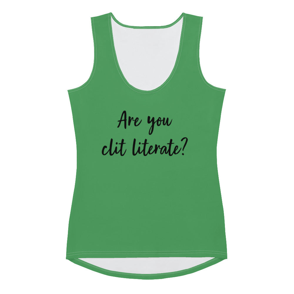 Are You Clit Literate? - Women's Athletic Tank Top