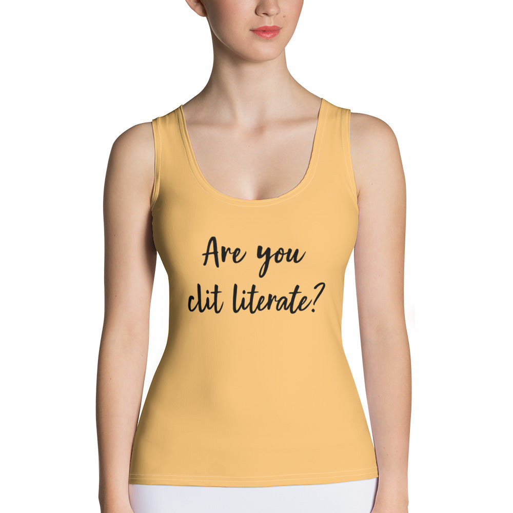 Are You Clit Literate? - Women's Athletic Tank Top