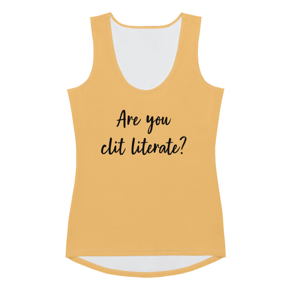 Are You Clit Literate? - Women's Athletic Tank Top