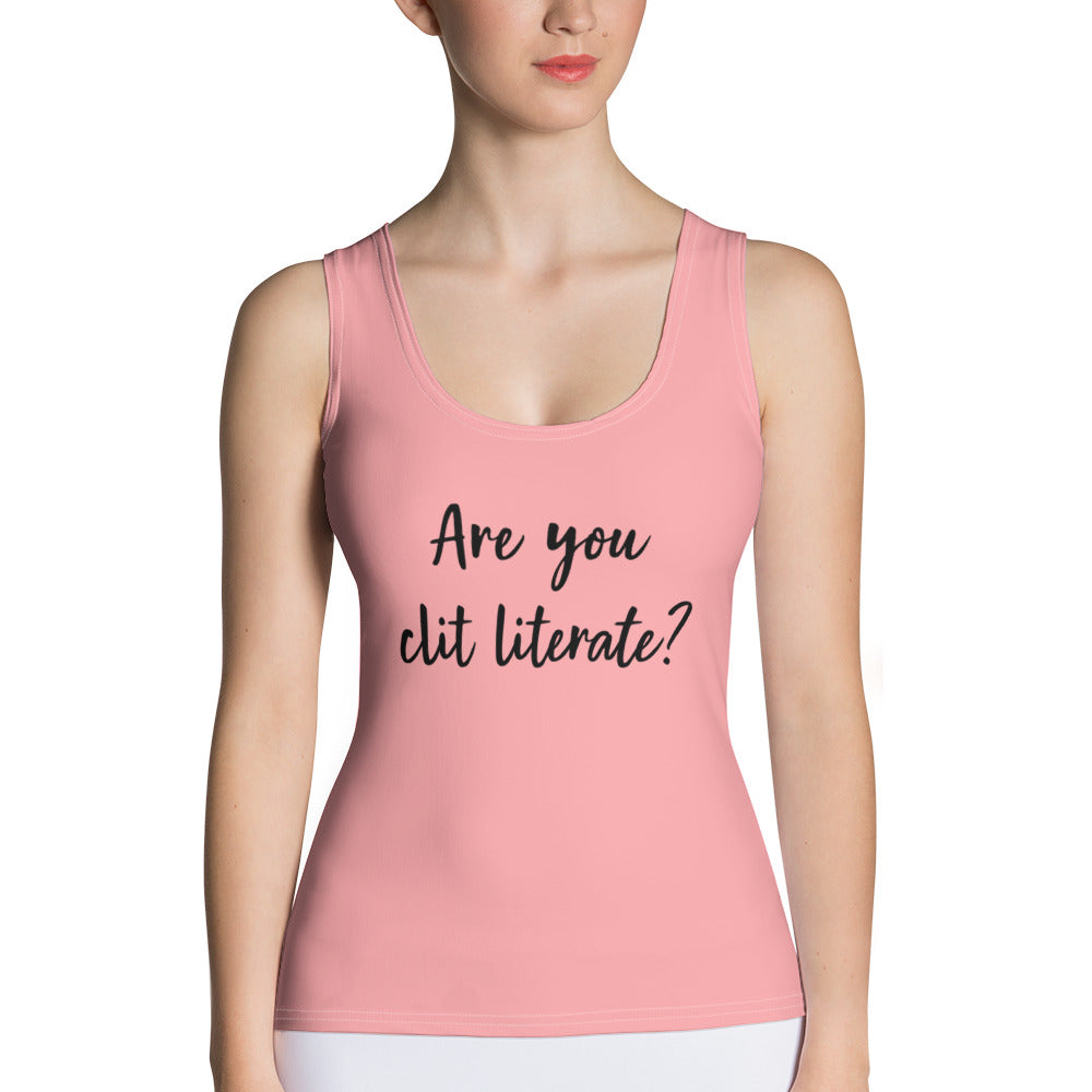 Are You Clit Literate? - Women's Athletic Tank Top