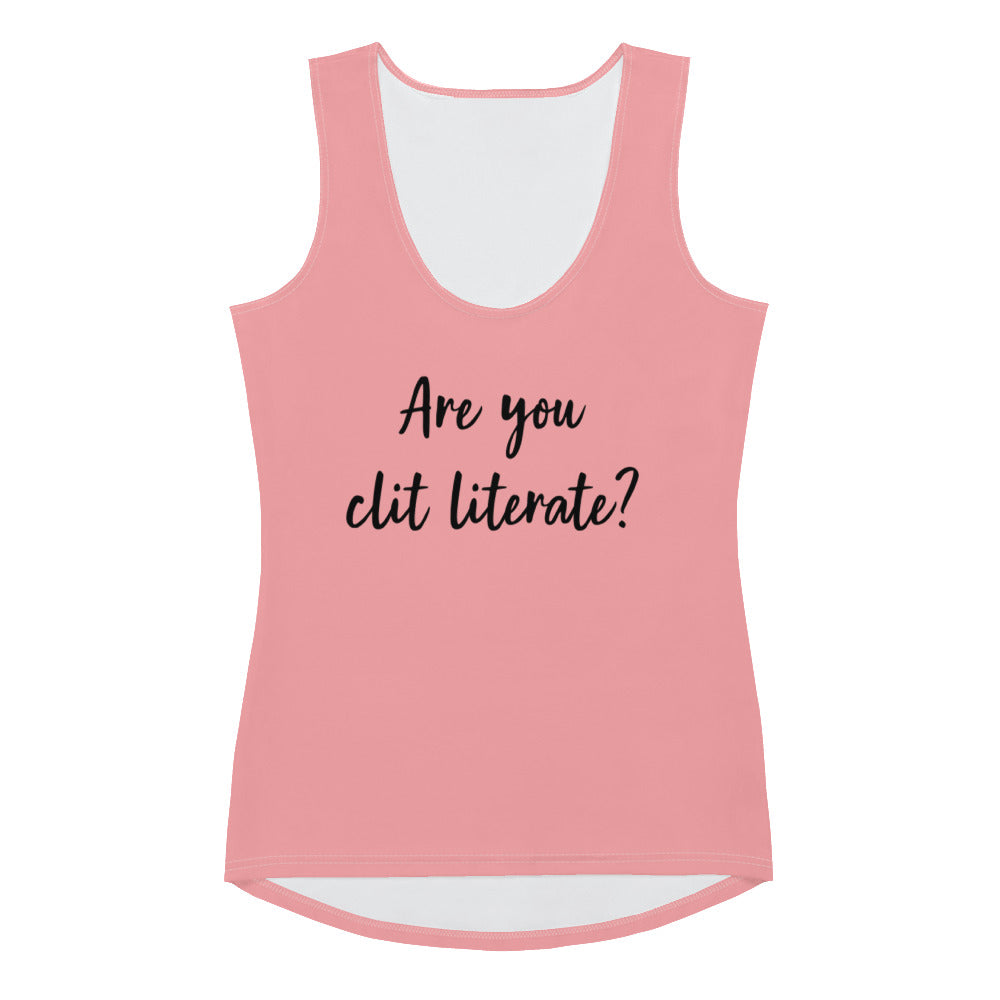 Are You Clit Literate? - Women's Athletic Tank Top