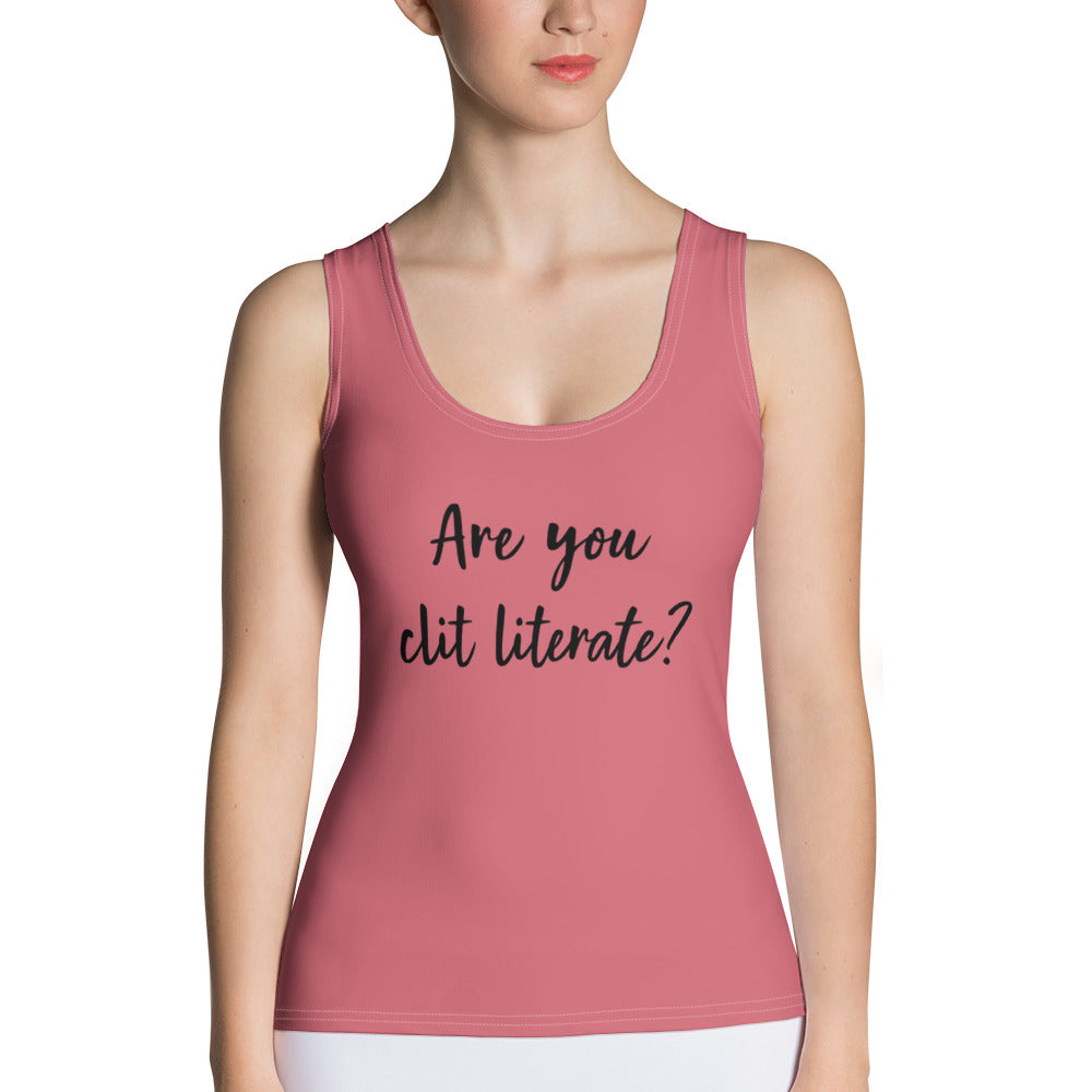 Are You Clit Literate? - Women's Athletic Tank Top