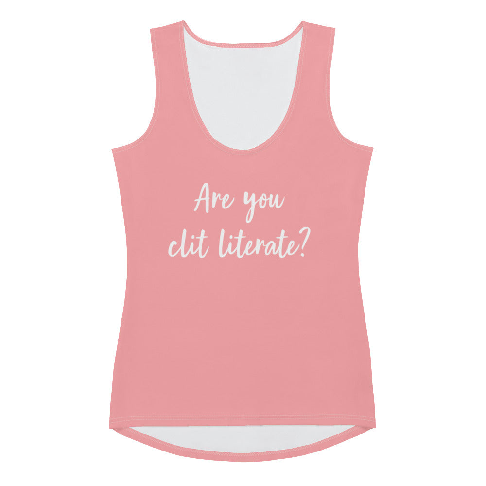 Are You Clit Literate? - Women's Athletic Tank Top