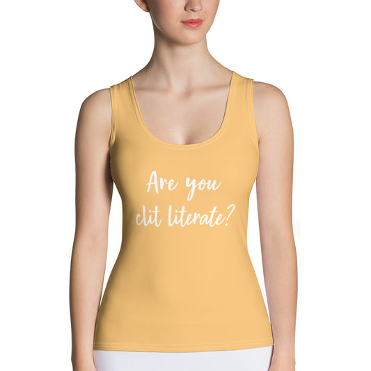 Are You Clit Literate? - Women's Athletic Tank Top