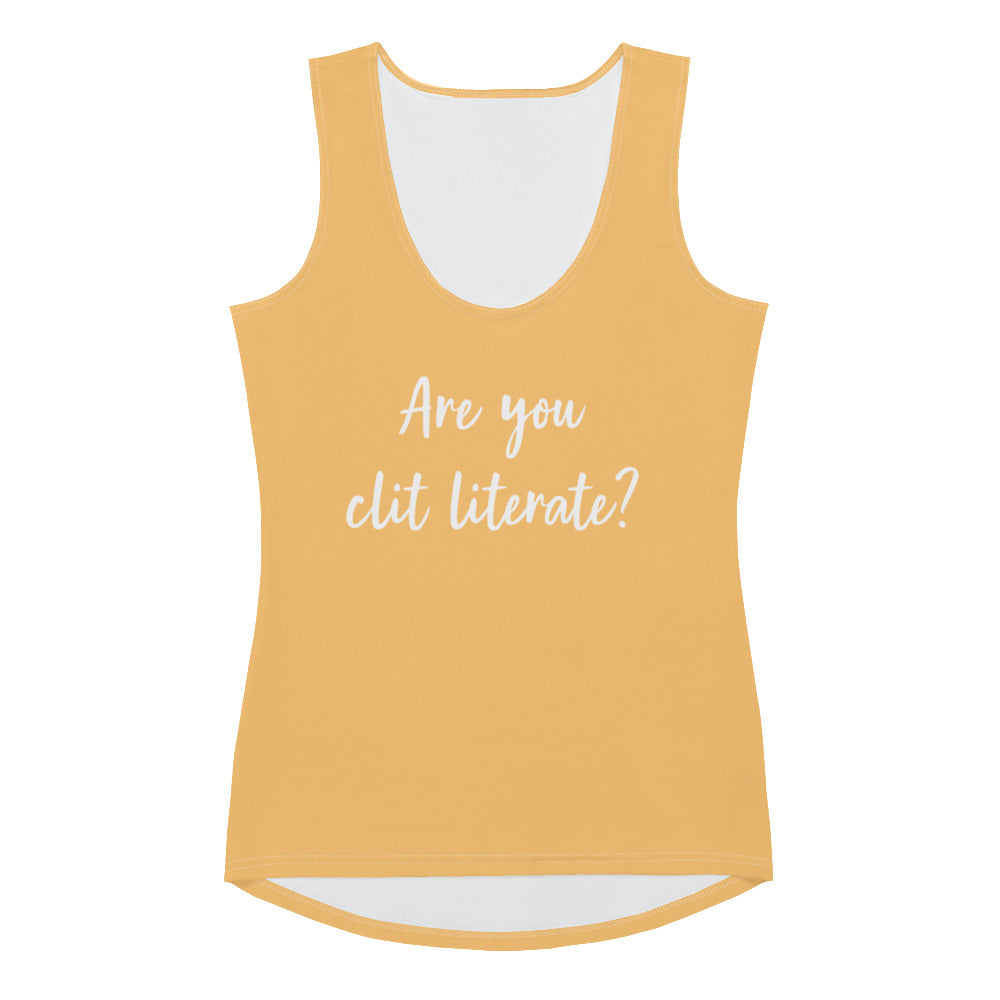 Are You Clit Literate? - Women's Athletic Tank Top