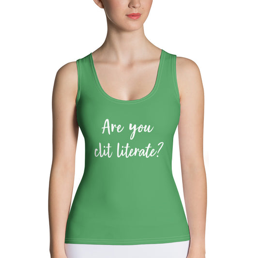 Are You Clit Literate? - Women's Athletic Tank Top