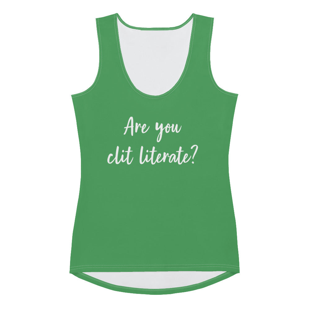 Are You Clit Literate? - Women's Athletic Tank Top