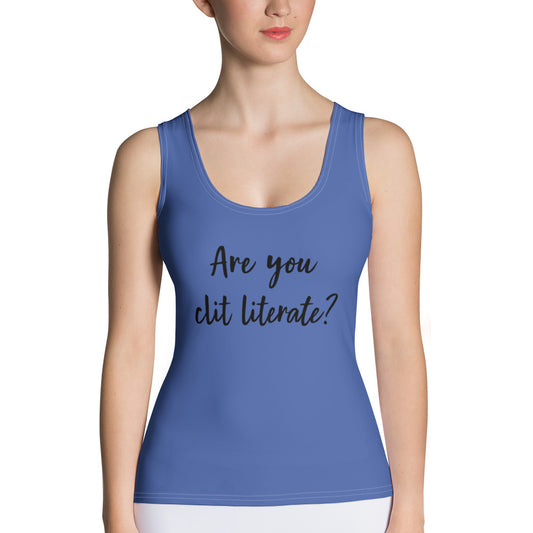 Are You Clit Literate? - Women's Athletic Tank Top