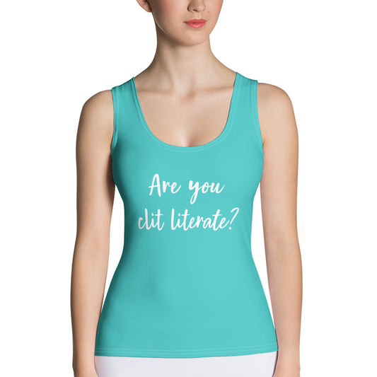 Are You Clit Literate? - Women's Athletic Tank Top