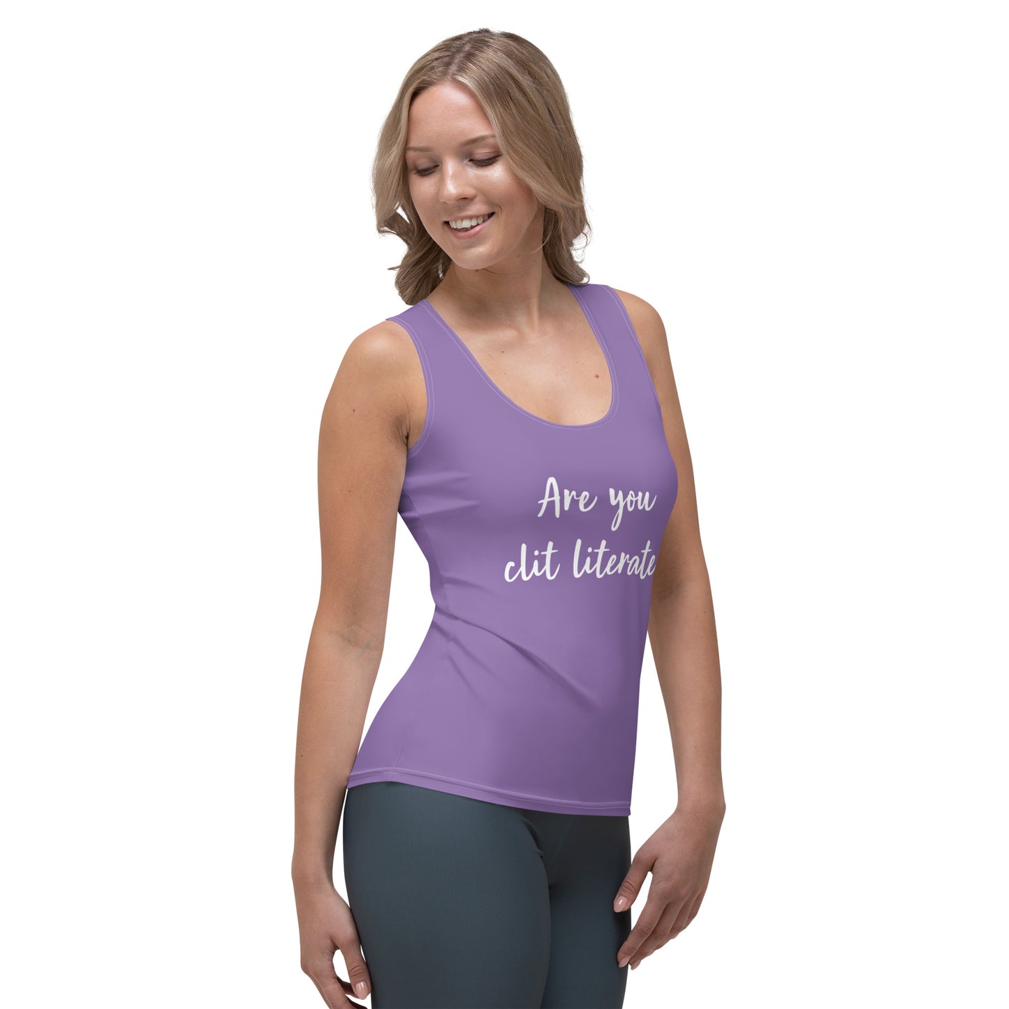 Are You Clit Literate? - Women's Athletic Tank Top