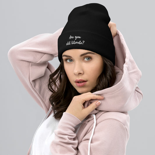 Are You Clit Literate? - Cuffed Beanie