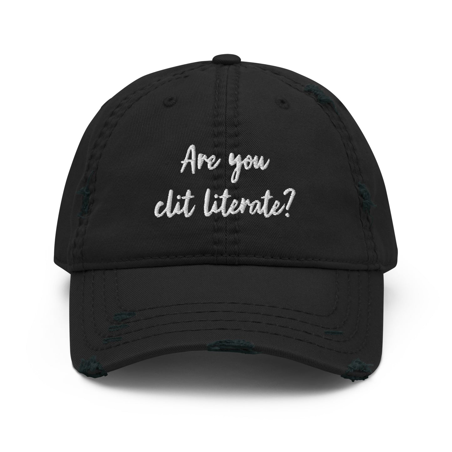 Are You Clit Literate? - Distressed Dad Hat